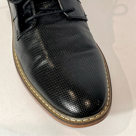 Steve Madden Men’s Nytro Black Perforated Derby Dress Shoe Size 9 Quiet Luxury main image 5